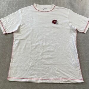 Arkansas Razorbacks Horn Legend T Shirt Men Large White Slub Cotton NCAA College